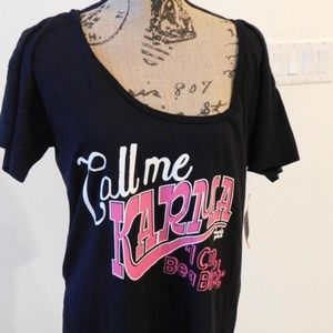 RARE "Call me Karma" Boyfriend Tee